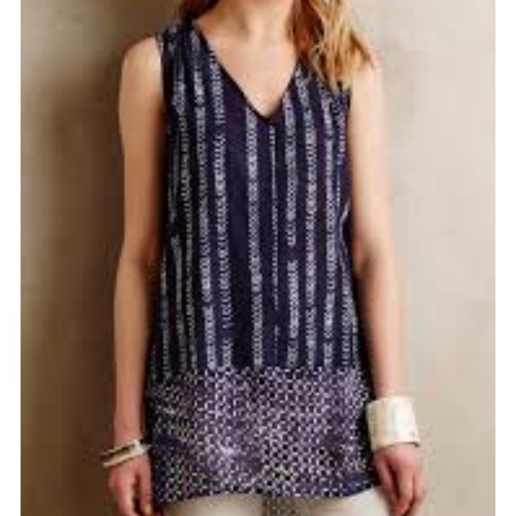 Anthropologie Tops - Anthropologie Dolan Sleeveless Balik Tunic Top